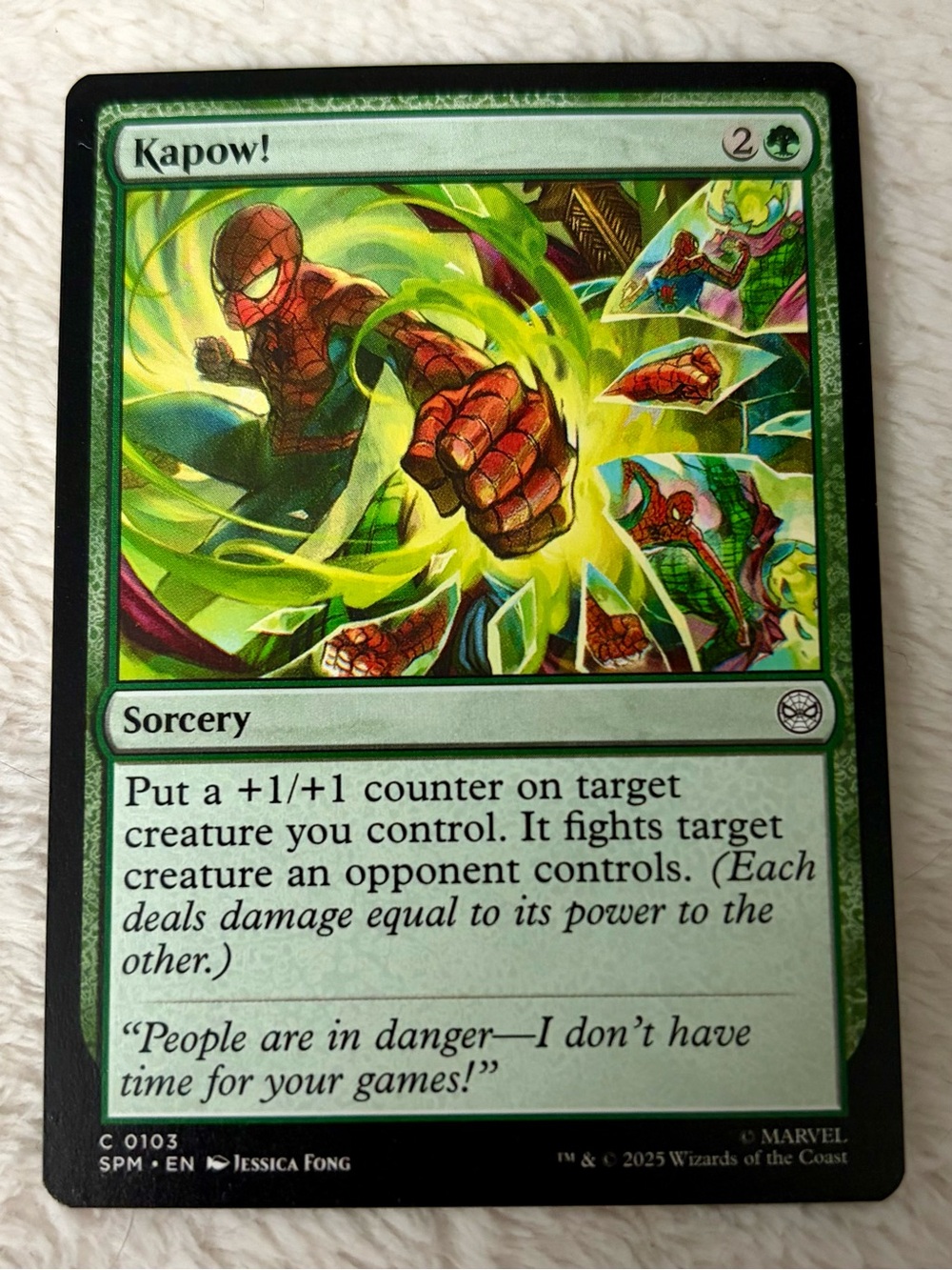 MTG Marvel’s Spider-Man Kapow! 103 | Sorcery